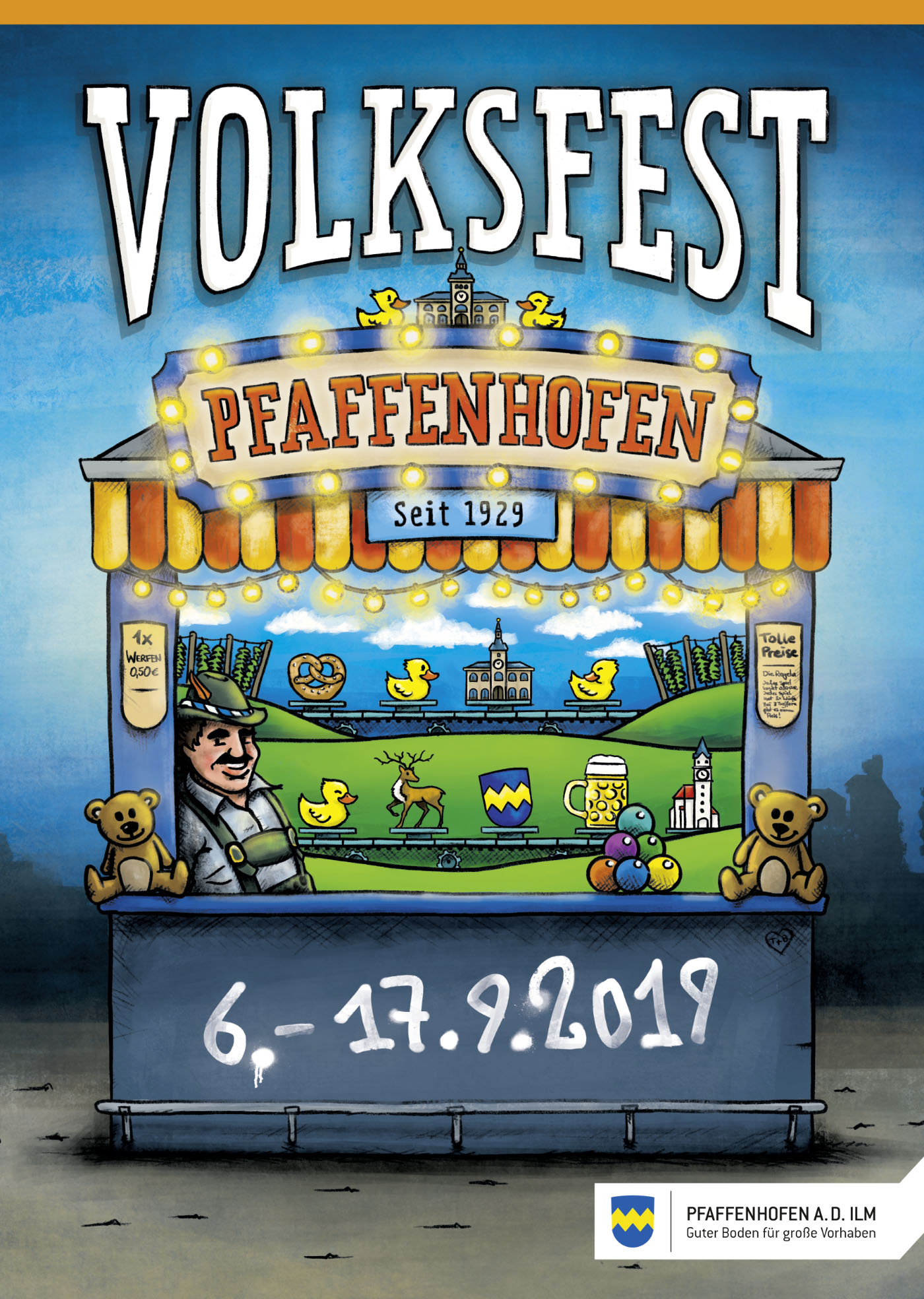 Volksfestplakat Pfaffenhofen 2019